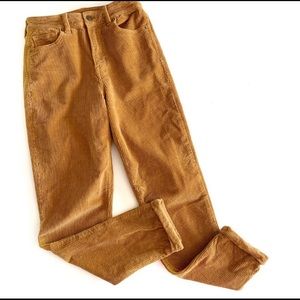 American Eagle | Mom Jeans Tan Corduroy Size 0